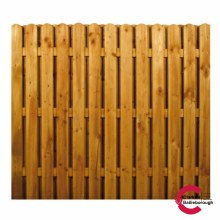 Picture of Hit and Miss Fence Panel 1.8 x 1.8m